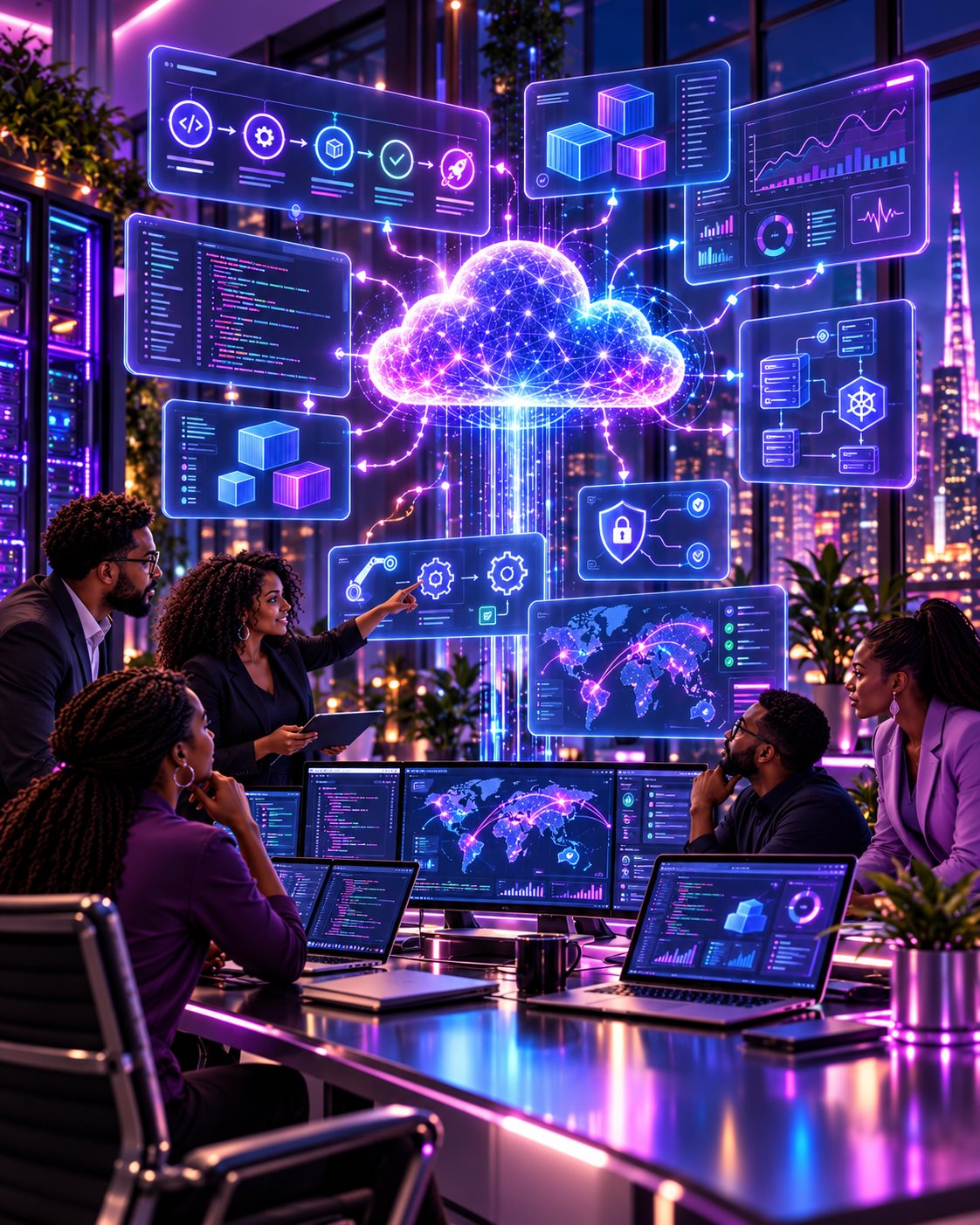 Cloud infrastructure monitoring and delivery control centre