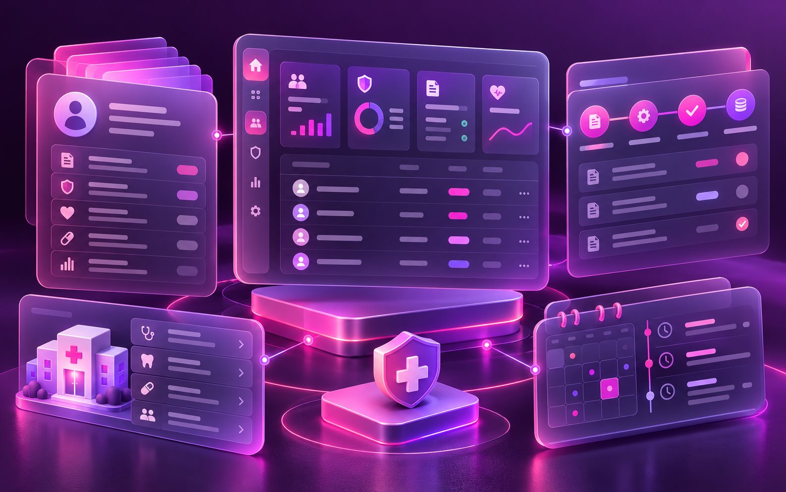 Digital healthcare operations platform for member and provider workflows