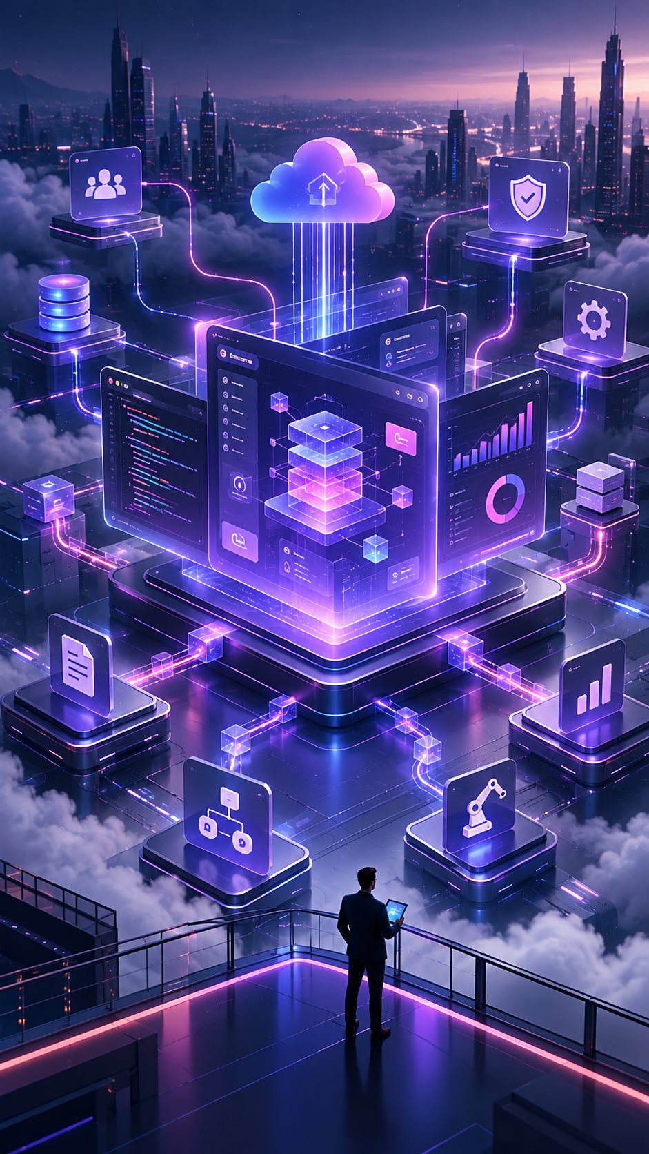 Globally connected software delivery infrastructure